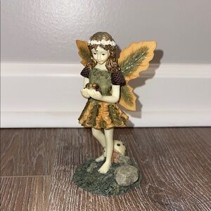 The Fairy Collection - Fall Garden Art figurine with Orange and  Green Accents